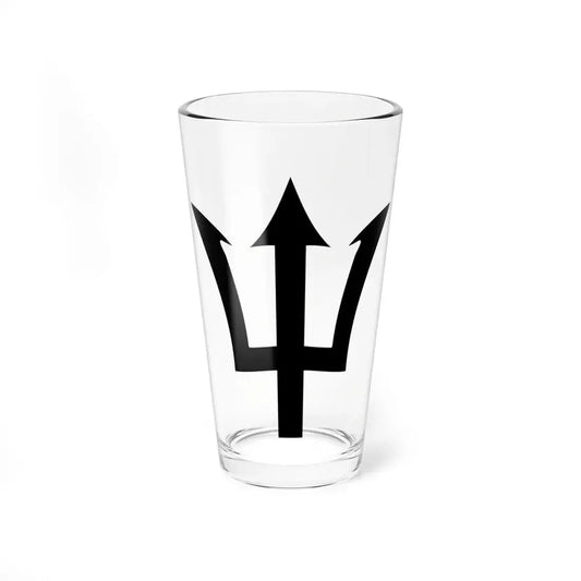 Barbados trident (Barbados) Pint Glass 16oz 16oz - Go Mug Yourself