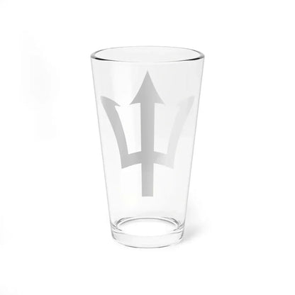 Barbados trident (Barbados) Pint Glass 16oz - Go Mug Yourself