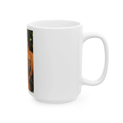 Barbara Carrera #03 (Vintage Female Icon) White Coffee Mug - Go Mug Yourself