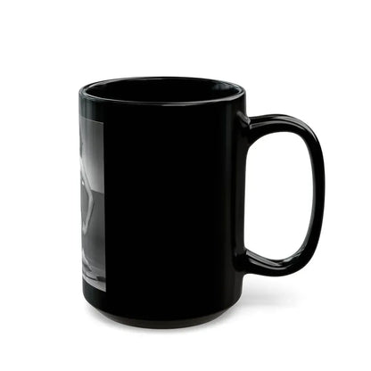 Barbara Carrera #105 (Vintage Female Icon) Black Coffee Mug - Go Mug Yourself