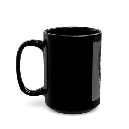 Barbara Carrera #107 (Vintage Female Icon) Black Coffee Mug - Go Mug Yourself