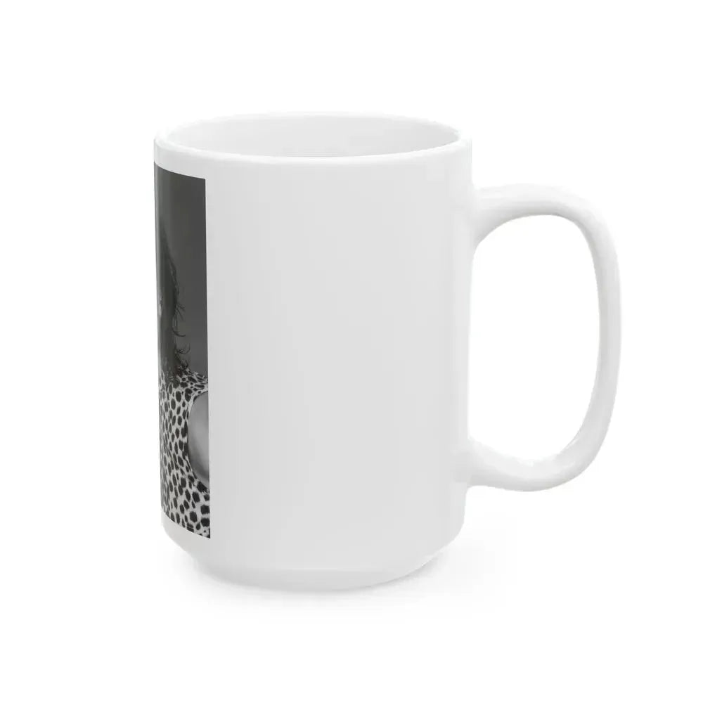 Barbara Carrera #107 (Vintage Female Icon) White Coffee Mug - Go Mug Yourself