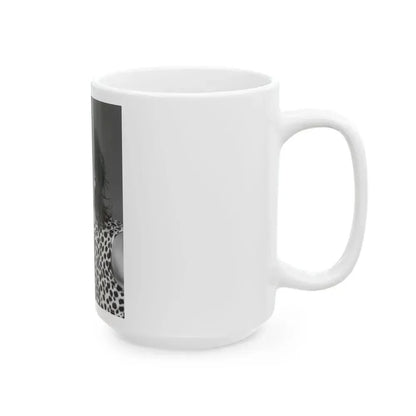 Barbara Carrera #107 (Vintage Female Icon) White Coffee Mug - Go Mug Yourself