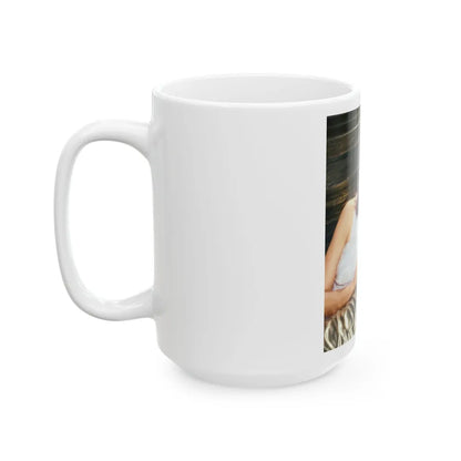 Barbara Carrera #108 (Vintage Female Icon) White Coffee Mug-Go Mug Yourself