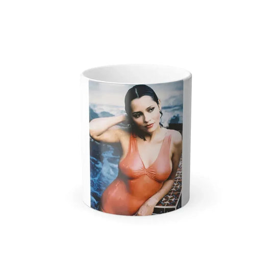Barbara Carrera #11 (Vintage Female Icon) Color Changing Mug 11oz 11oz - Go Mug Yourself