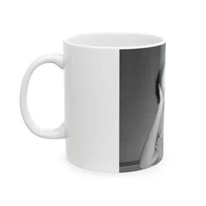 Barbara Carrera #111 (Vintage Female Icon) White Coffee Mug - Go Mug Yourself