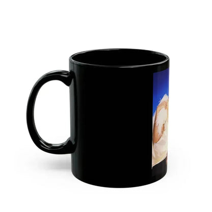 Barbara Carrera #113 (Vintage Female Icon) Black Coffee Mug - Go Mug Yourself