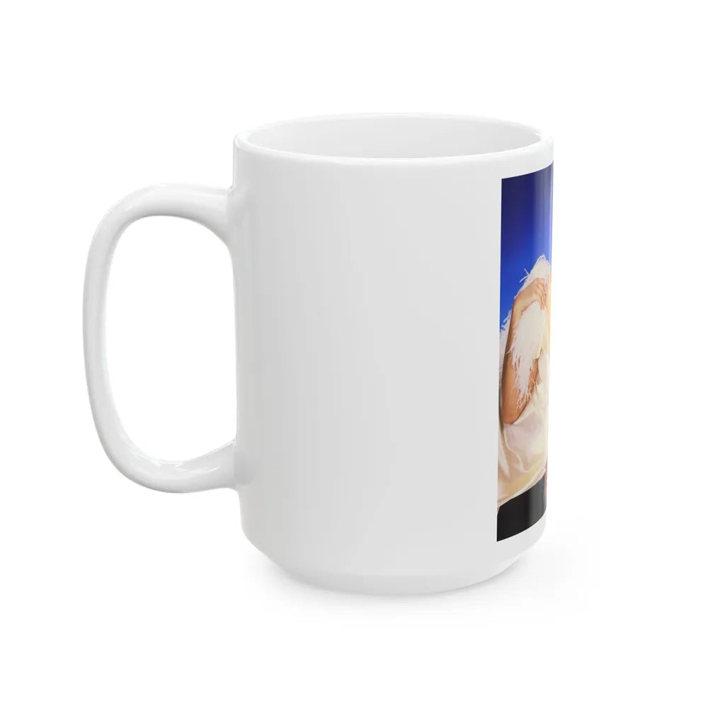 Barbara Carrera #113 (Vintage Female Icon) White Coffee Mug-Go Mug Yourself