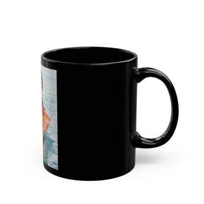 Barbara Carrera #116 (Vintage Female Icon) Black Coffee Mug - Go Mug Yourself