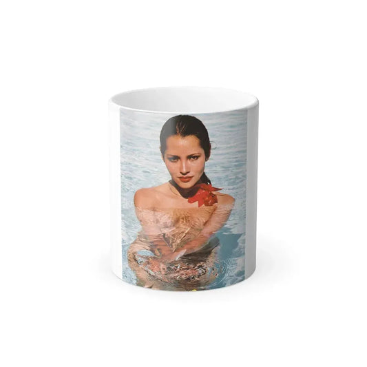 Barbara Carrera #116 (Vintage Female Icon) Color Changing Mug 11oz 11oz - Go Mug Yourself