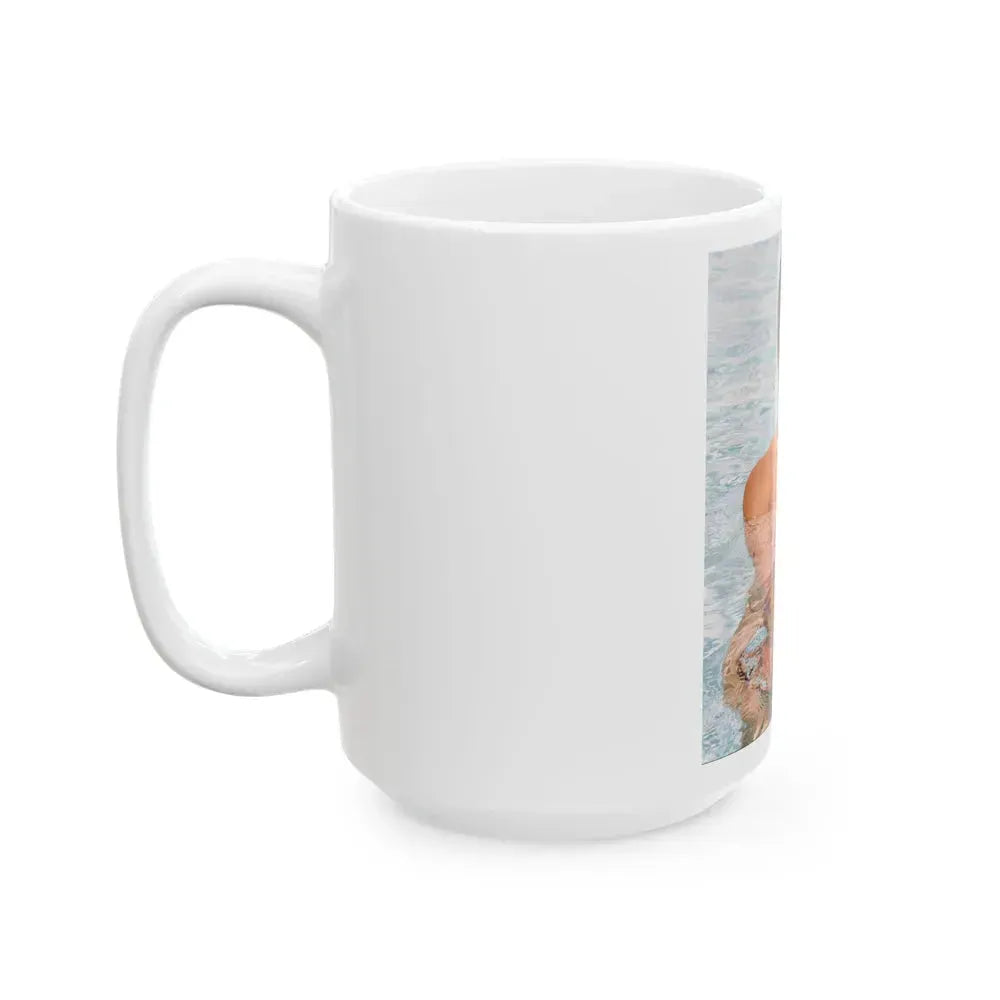 Barbara Carrera #116 (Vintage Female Icon) White Coffee Mug - Go Mug Yourself
