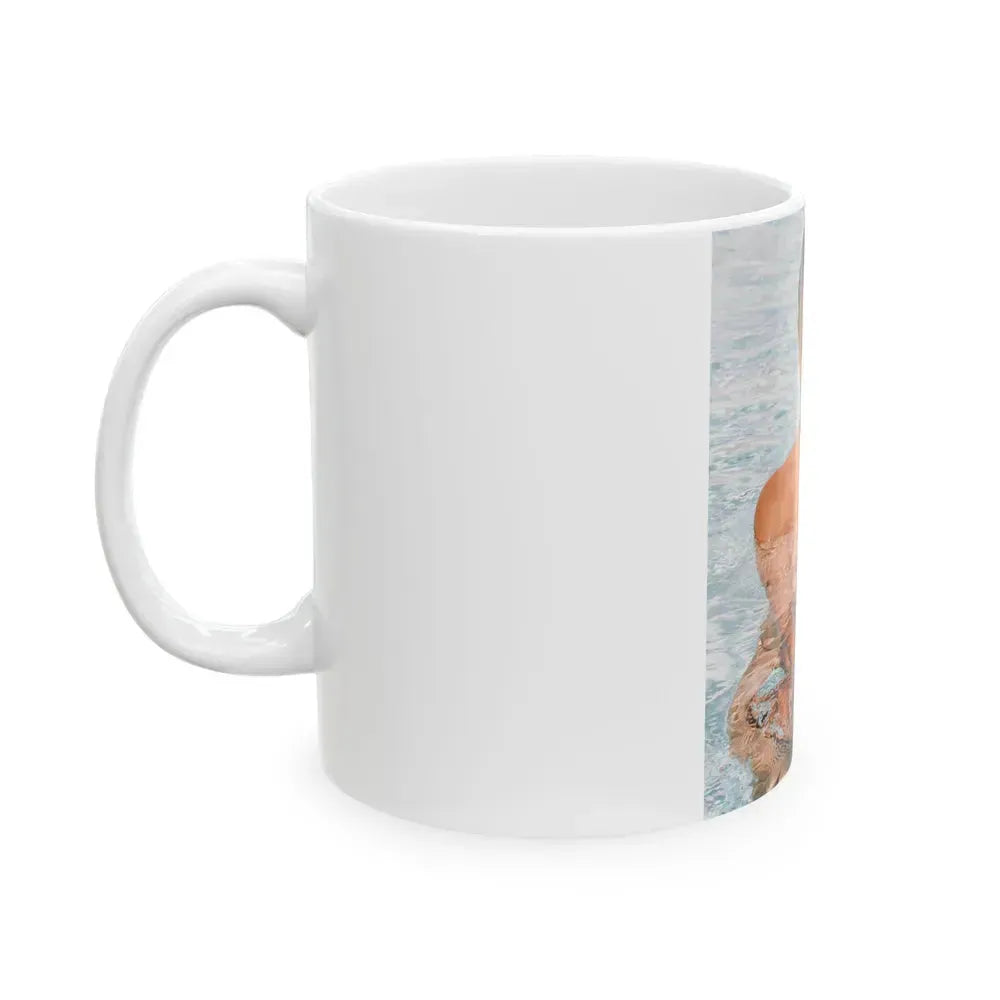 Barbara Carrera #116 (Vintage Female Icon) White Coffee Mug - Go Mug Yourself