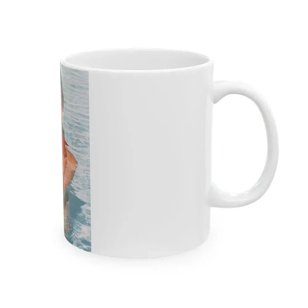 Barbara Carrera #116 (Vintage Female Icon) White Coffee Mug - Go Mug Yourself