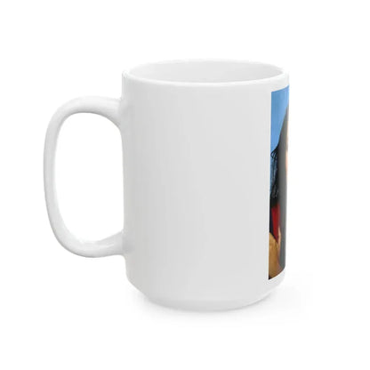 Barbara Carrera #117 (Vintage Female Icon) White Coffee Mug - Go Mug Yourself