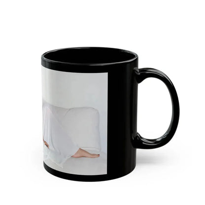 Barbara Carrera #119 (Vintage Female Icon) Black Coffee Mug - Go Mug Yourself