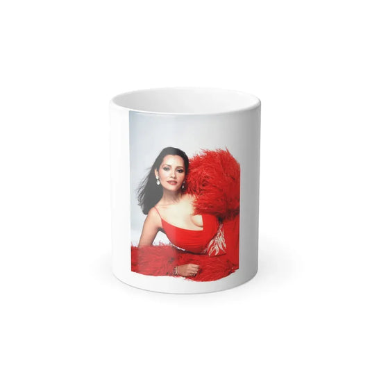 Barbara Carrera #120 (Vintage Female Icon) Color Changing Mug 11oz 11oz - Go Mug Yourself