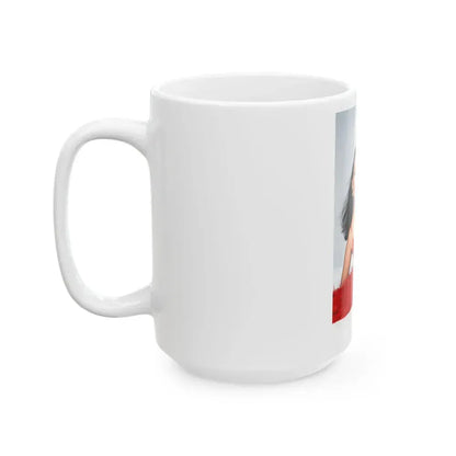 Barbara Carrera #120 (Vintage Female Icon) White Coffee Mug - Go Mug Yourself