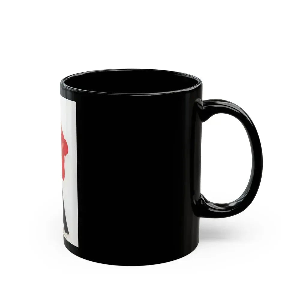 Barbara Carrera #123 (Vintage Female Icon) Black Coffee Mug - Go Mug Yourself