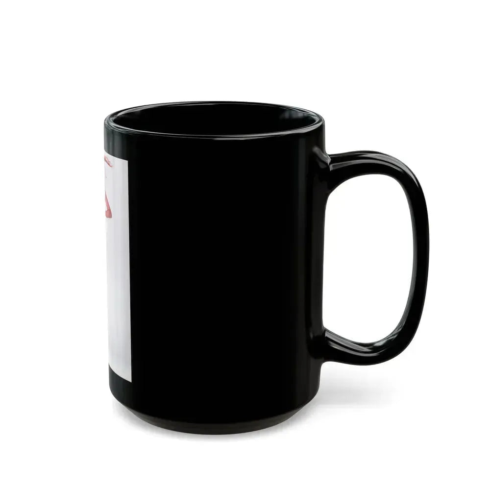 Barbara Carrera #125 (Vintage Female Icon) Black Coffee Mug - Go Mug Yourself