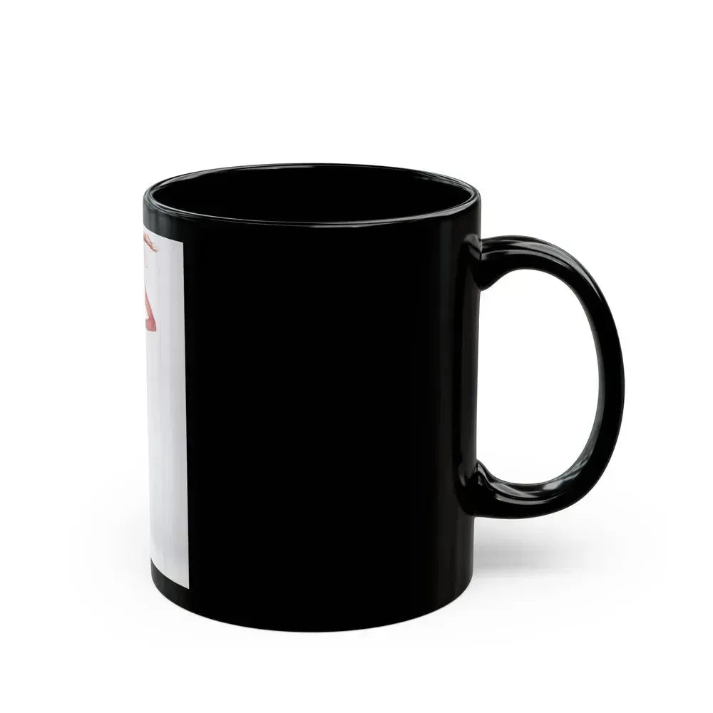 Barbara Carrera #125 (Vintage Female Icon) Black Coffee Mug - Go Mug Yourself