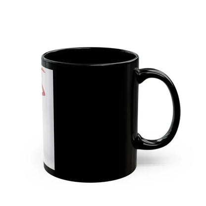 Barbara Carrera #125 (Vintage Female Icon) Black Coffee Mug - Go Mug Yourself