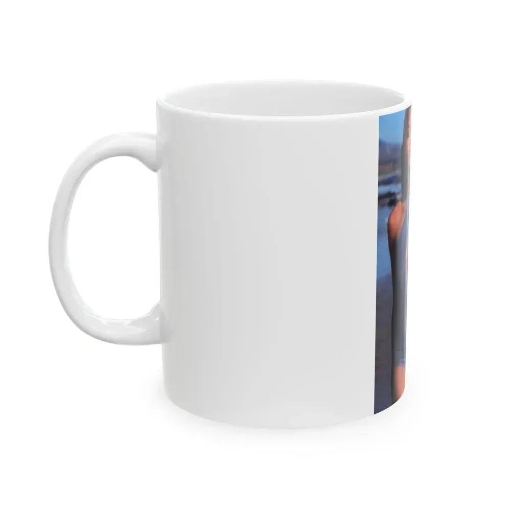 Barbara Carrera #126 (Vintage Female Icon) White Coffee Mug - Go Mug Yourself