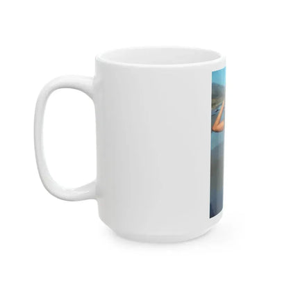 Barbara Carrera #127 (Vintage Female Icon) White Coffee Mug - Go Mug Yourself