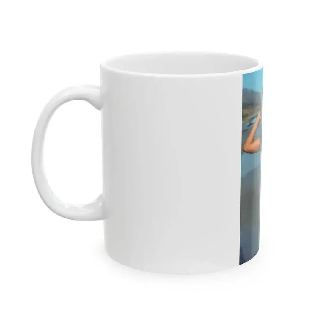 Barbara Carrera #127 (Vintage Female Icon) White Coffee Mug - Go Mug Yourself