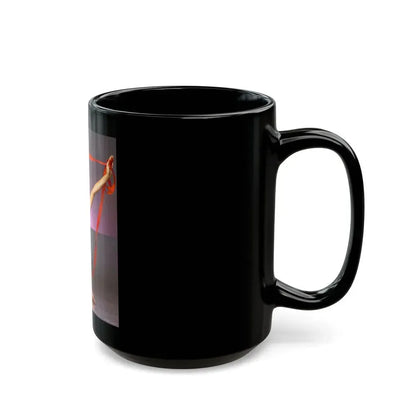 Barbara Carrera #14 (Vintage Female Icon) Black Coffee Mug - Go Mug Yourself