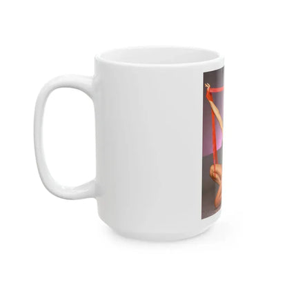 Barbara Carrera #14 (Vintage Female Icon) White Coffee Mug - Go Mug Yourself