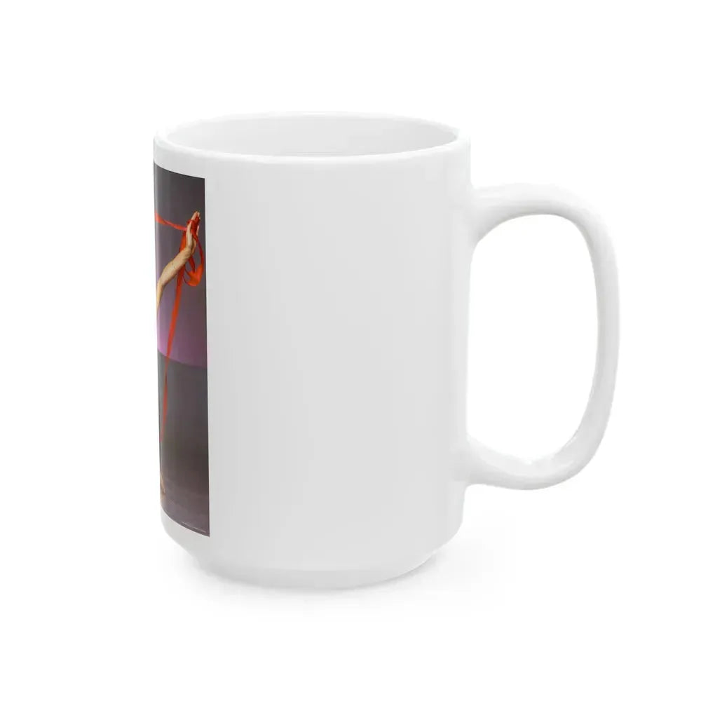 Barbara Carrera #14 (Vintage Female Icon) White Coffee Mug - Go Mug Yourself