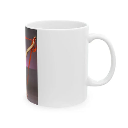 Barbara Carrera #14 (Vintage Female Icon) White Coffee Mug - Go Mug Yourself