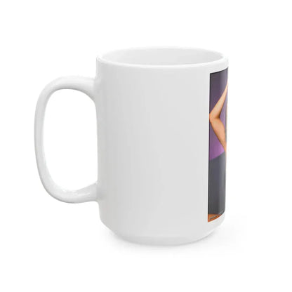 Barbara Carrera #15 (Vintage Female Icon) White Coffee Mug - Go Mug Yourself