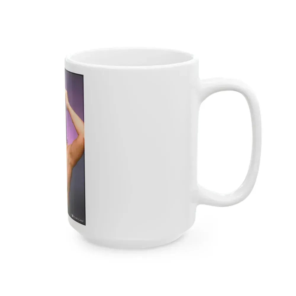 Barbara Carrera #15 (Vintage Female Icon) White Coffee Mug - Go Mug Yourself