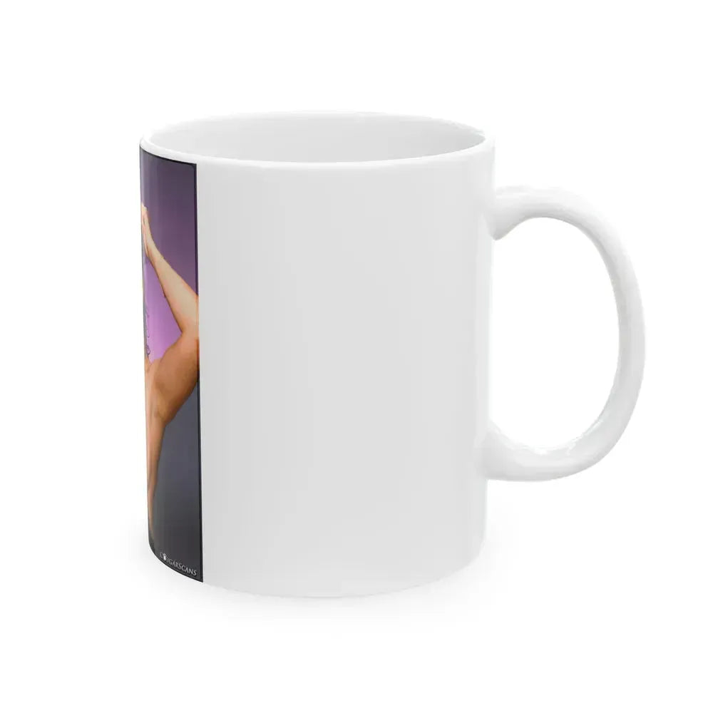 Barbara Carrera #15 (Vintage Female Icon) White Coffee Mug - Go Mug Yourself