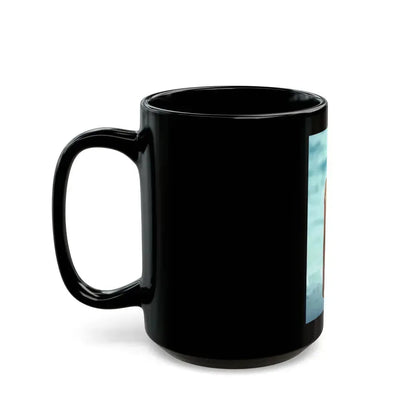 Barbara Carrera #19 - Topless (Vintage Female Icon) Black Coffee Mug - Go Mug Yourself