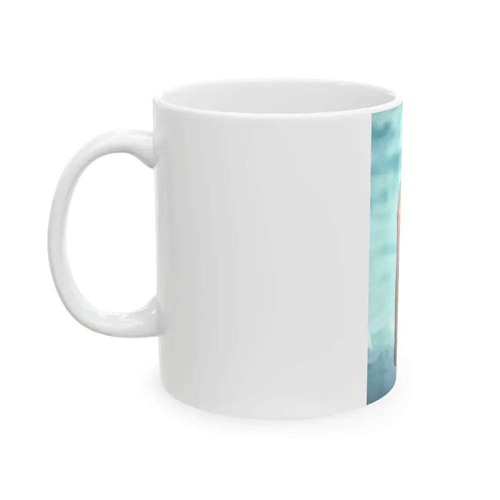 Barbara Carrera #19 - Topless (Vintage Female Icon) White Coffee Mug - Go Mug Yourself