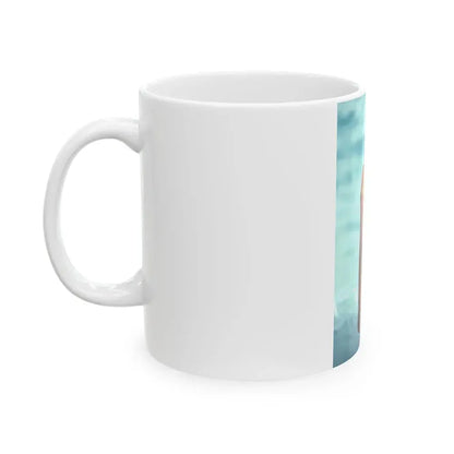 Barbara Carrera #19 - Topless (Vintage Female Icon) White Coffee Mug - Go Mug Yourself
