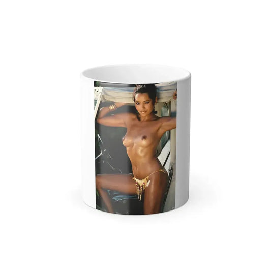 Barbara Carrera #35 - Topless (Vintage Female Icon) Color Changing Mug 11oz 11oz - Go Mug Yourself