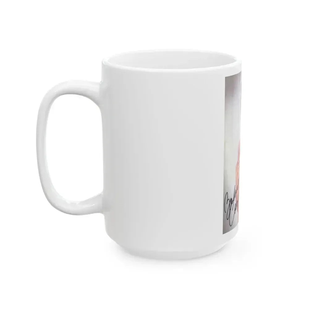 Barbara Carrera #50 (Vintage Female Icon) White Coffee Mug - Go Mug Yourself