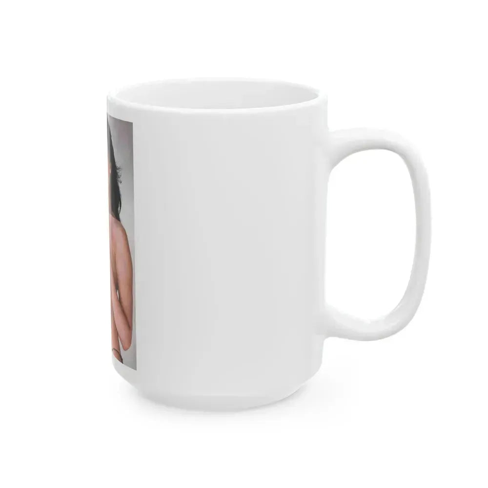 Barbara Carrera #50 (Vintage Female Icon) White Coffee Mug - Go Mug Yourself