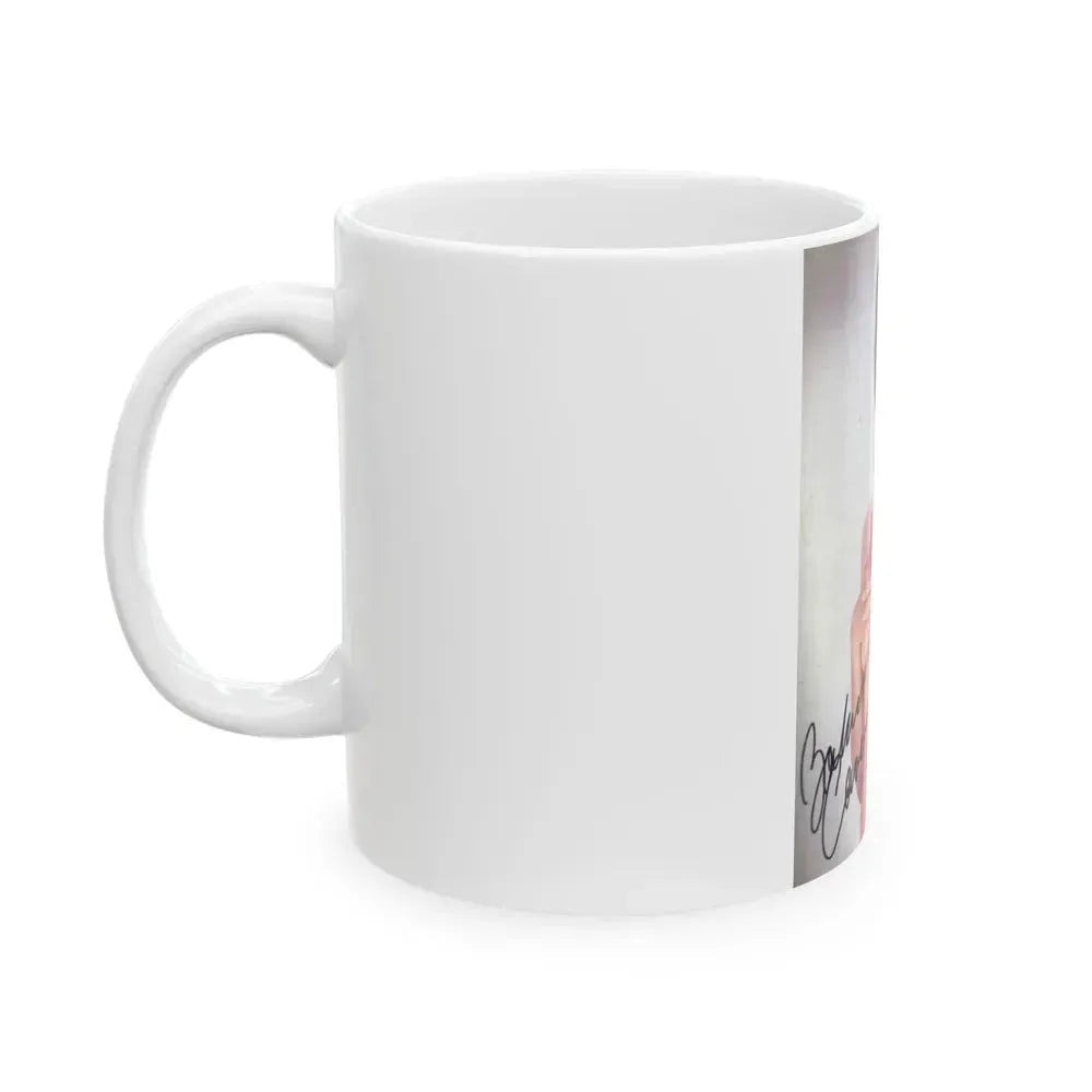 Barbara Carrera #50 (Vintage Female Icon) White Coffee Mug - Go Mug Yourself