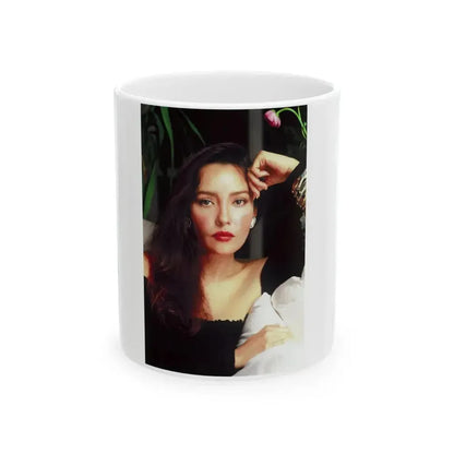 Barbara Carrera #64 (Vintage Female Icon) White Coffee Mug 11oz - Go Mug Yourself