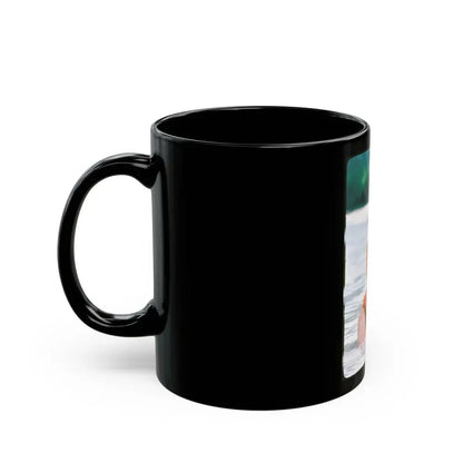 Barbara Carrera #67 (Vintage Female Icon) Black Coffee Mug - Go Mug Yourself