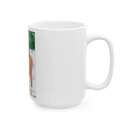 Barbara Carrera #67 (Vintage Female Icon) White Coffee Mug - Go Mug Yourself