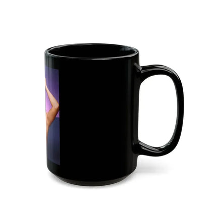 Barbara Carrera #76 (Vintage Female Icon) Black Coffee Mug - Go Mug Yourself
