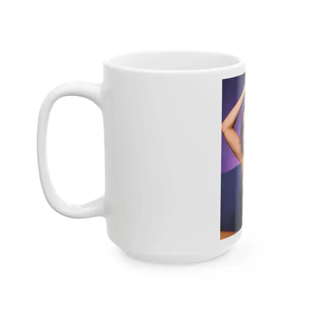 Barbara Carrera #76 (Vintage Female Icon) White Coffee Mug - Go Mug Yourself