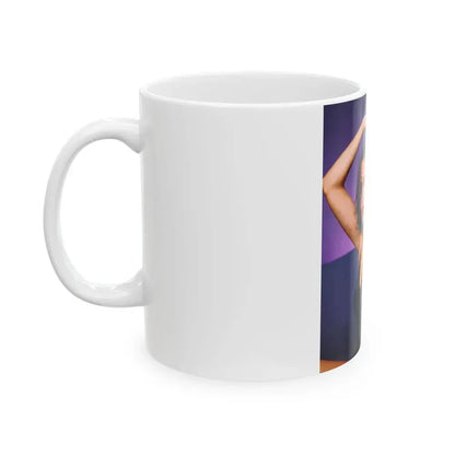 Barbara Carrera #76 (Vintage Female Icon) White Coffee Mug - Go Mug Yourself