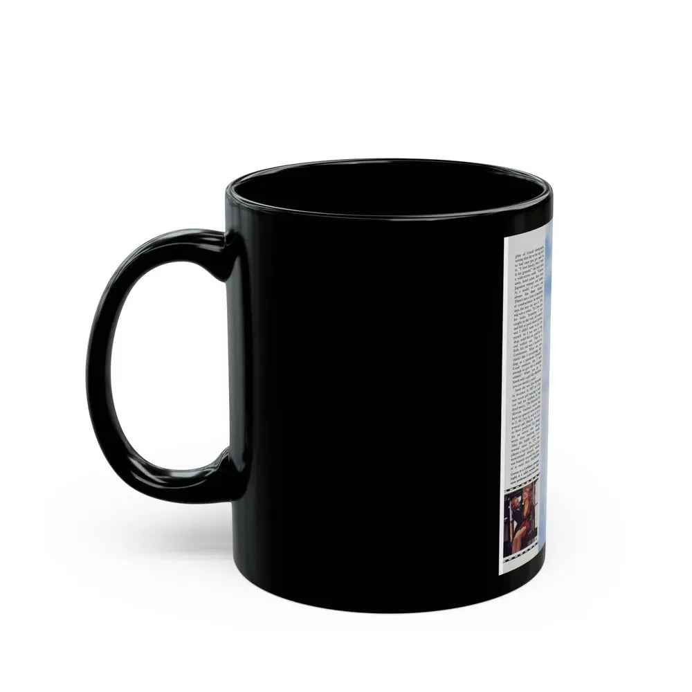 Barbara Carrera #78 - Playboy Mag. March '82 Photo (Vintage Female Icon) Black Coffee Mug - Go Mug Yourself