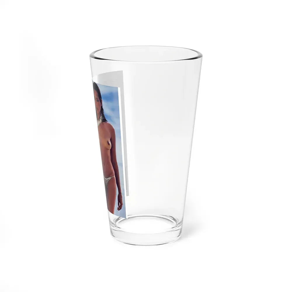 Barbara Carrera #78 - Playboy Mag. March '82 Photo (Vintage Female Icon) Pint Glass 16oz - Go Mug Yourself